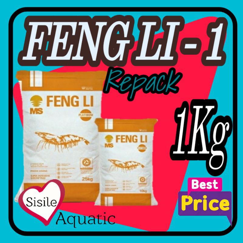 Pelet FENGLI 1 / FENG LI 1 1Kg Burayak Murah Jakarta