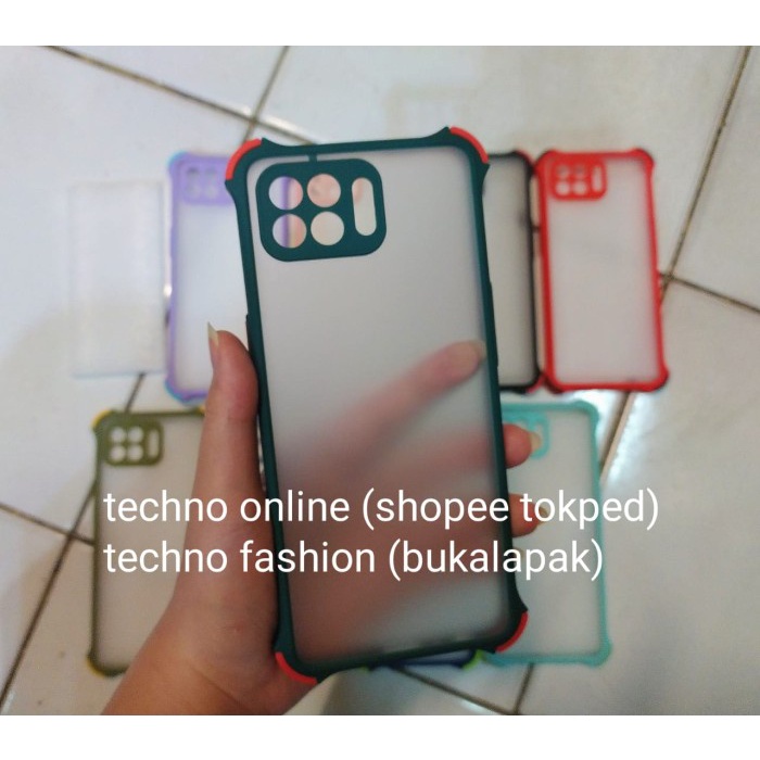 CASE ANTICRACK DOVE OPPO F17 PRO WARNA BUMPER AERO SOFT CASING