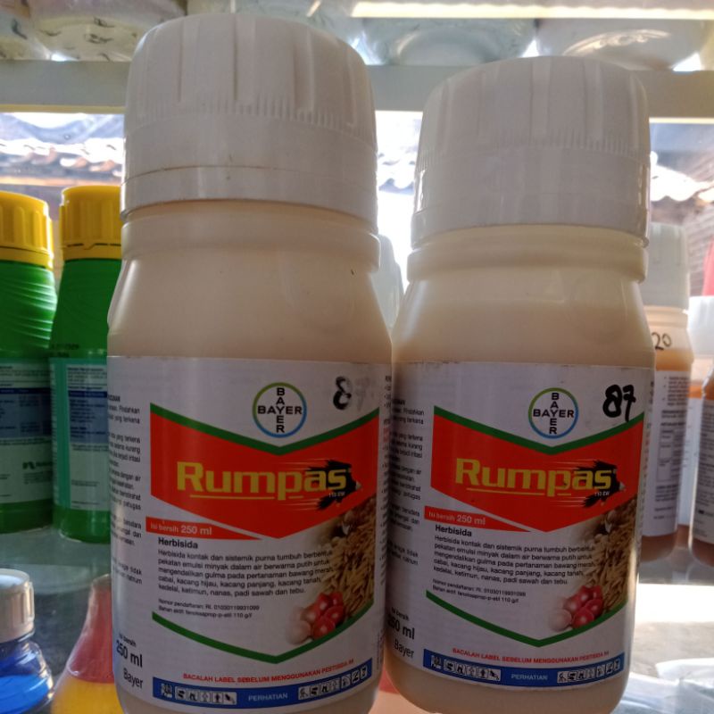 RUMPAS 250 ml / HERBISIDA PURNA TUMBUH UNTUK PADI SAWAH