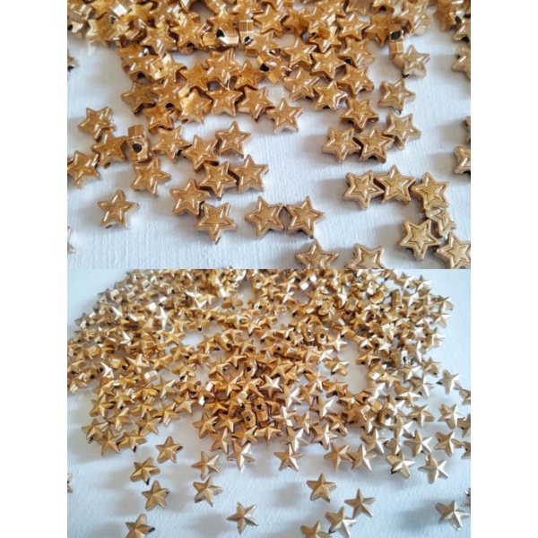 Manik gold bintang / Manik gold bunga Daisy 25 gram