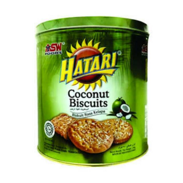 

Hatari Coconut Biscuit Tin 300 Gr