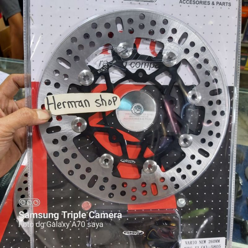 disk piringan cakram vario 150 new baut 5 ktc racing / cakram ktc baut 5 vario 150 new / cakram vari