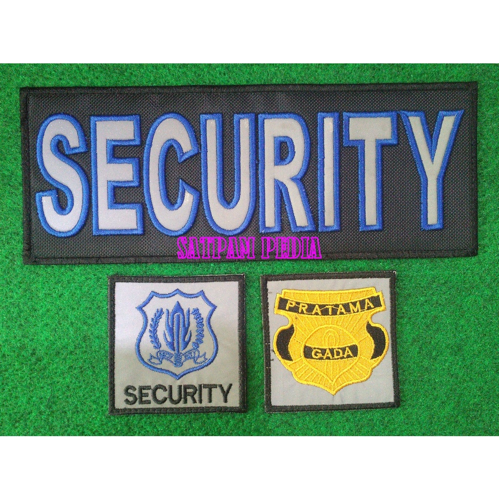 Emblem Jaket Security - Patch Jaket Security