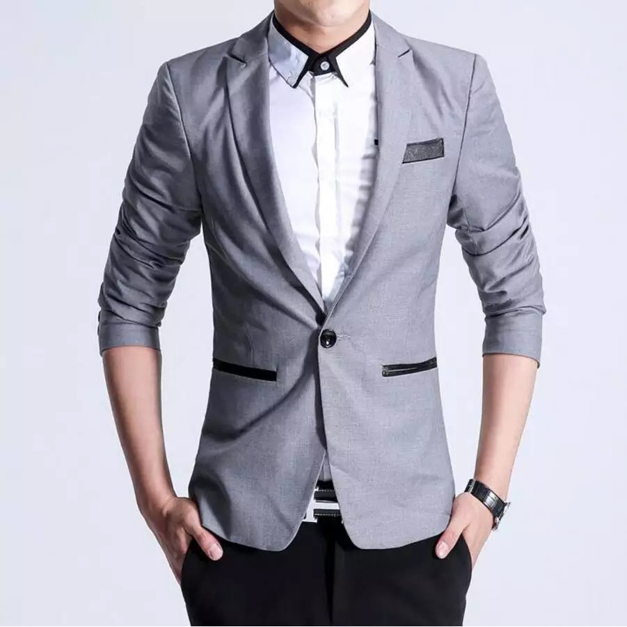 BLAZER PRIA SLIMFIT KERJA KANTOR - BLAZER SEMI FORMAL PRIA MAXGREY SUPER GIO ORIGINAL NIKAYU