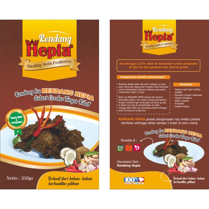 

RENDANG HEPIA 250GR