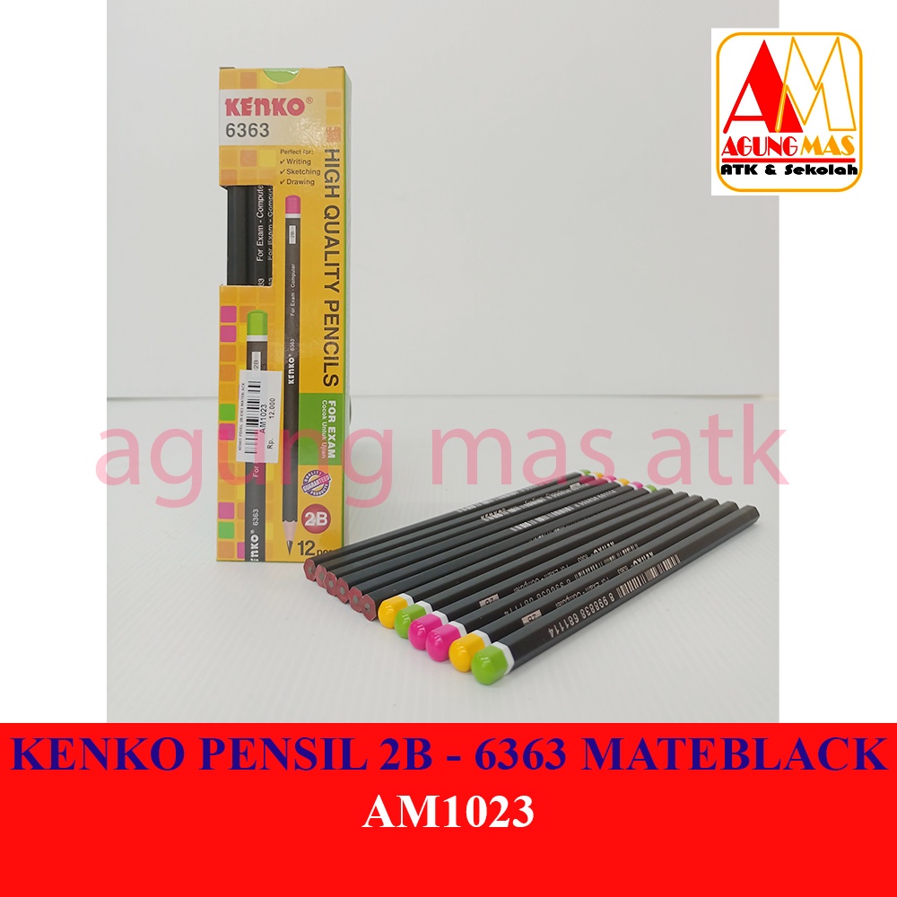 

KENKO PENSIL 2B-6363 MATEBLACK