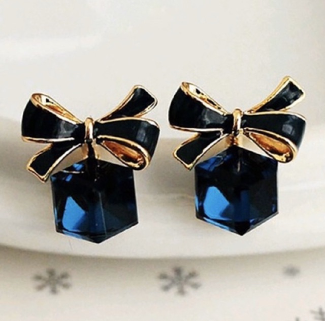 ANTING STUD WANITA BERBENTUK BOWKNOT LUCU