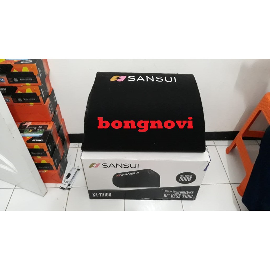 Basstube Aktif Sansui SA-TA100 10 Inch Subwoofer aktif basstube guling