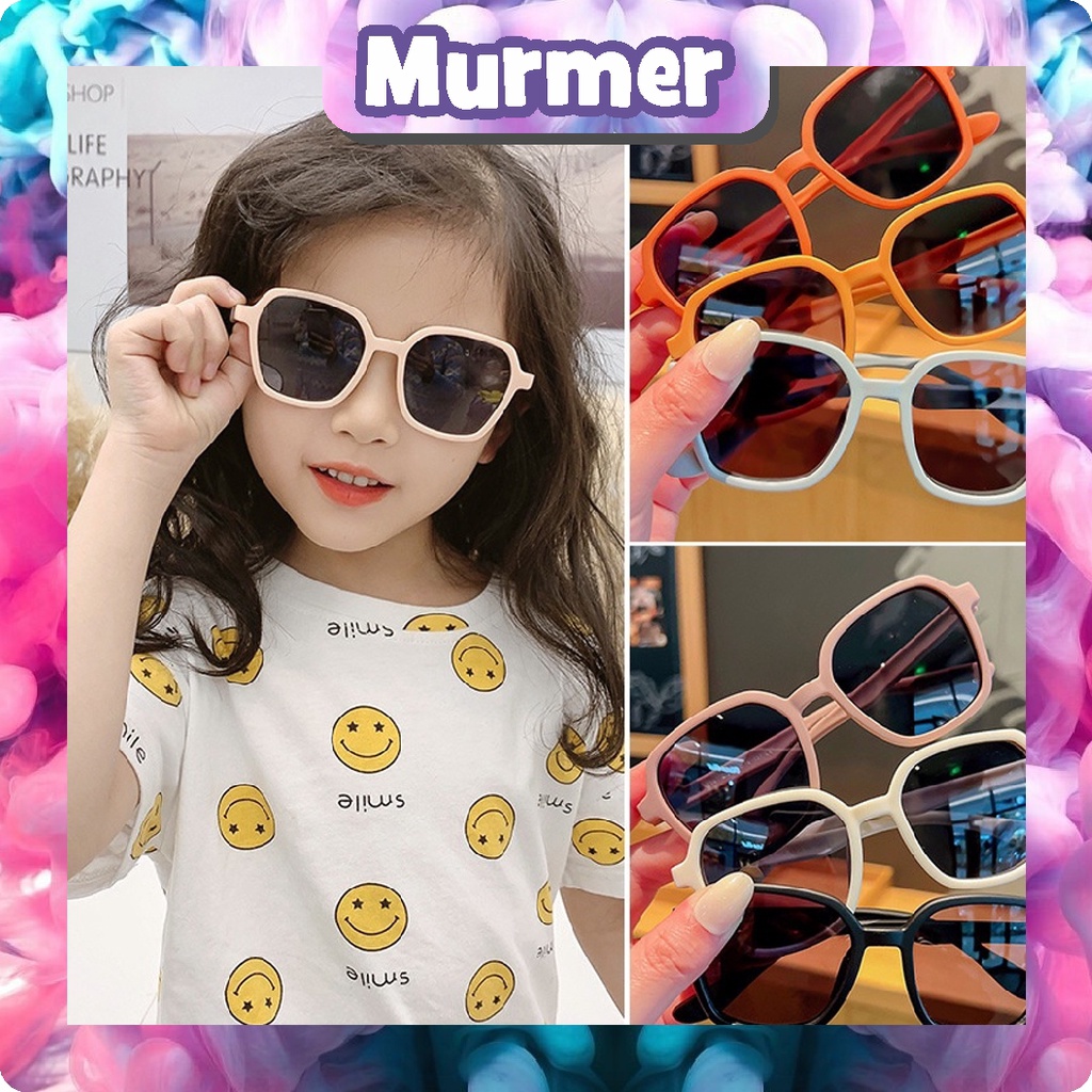 MurmerOfficial Kacamata Hitam Anak New Trend/Fashion Anak Terbaru Bulat kacamata hitam High Quality Import Kacamata Fashion G019