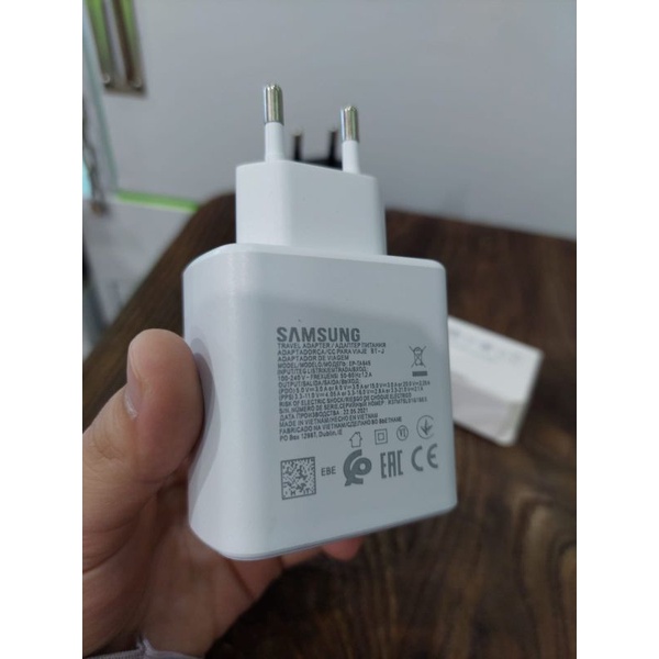 CHARGER SAMSUNG ORIGINAL 45W TYPE C TO TYPE C SUPER FAST CHARGING 3.0A