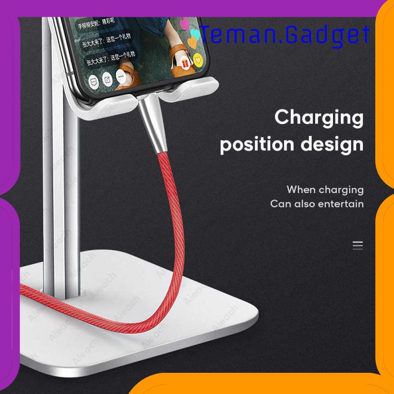 TG-BD116 AIEACH DUDUKAN SMARTPHONE DESKTOP STAND HOLDER 18CM - K2