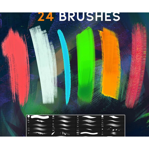 Artstation Rossdraws Advanced Brush Set - Procreate