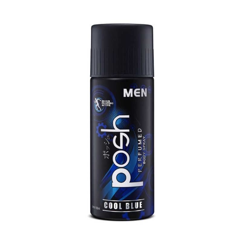POSH Spray Cologne Men Cool Blue Botol 150ML Posh Men Spray Cool Blue 150ml