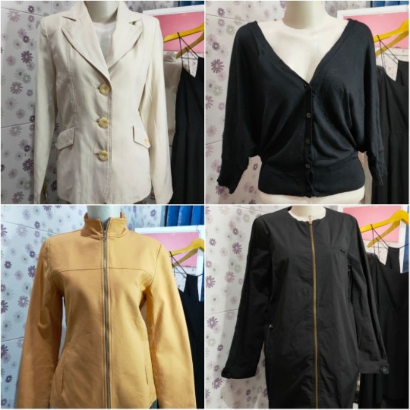 Thrift Outer Cardy Jaket Coat Batwings Preloved