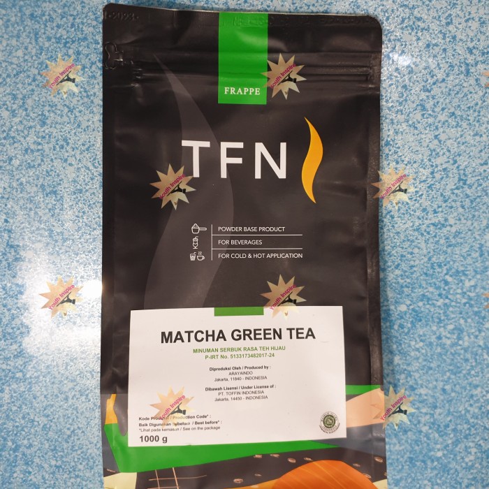 

POWDER/FRAPPE TOFFIN MATCHA GREENTEA 1000GR PREMIUM