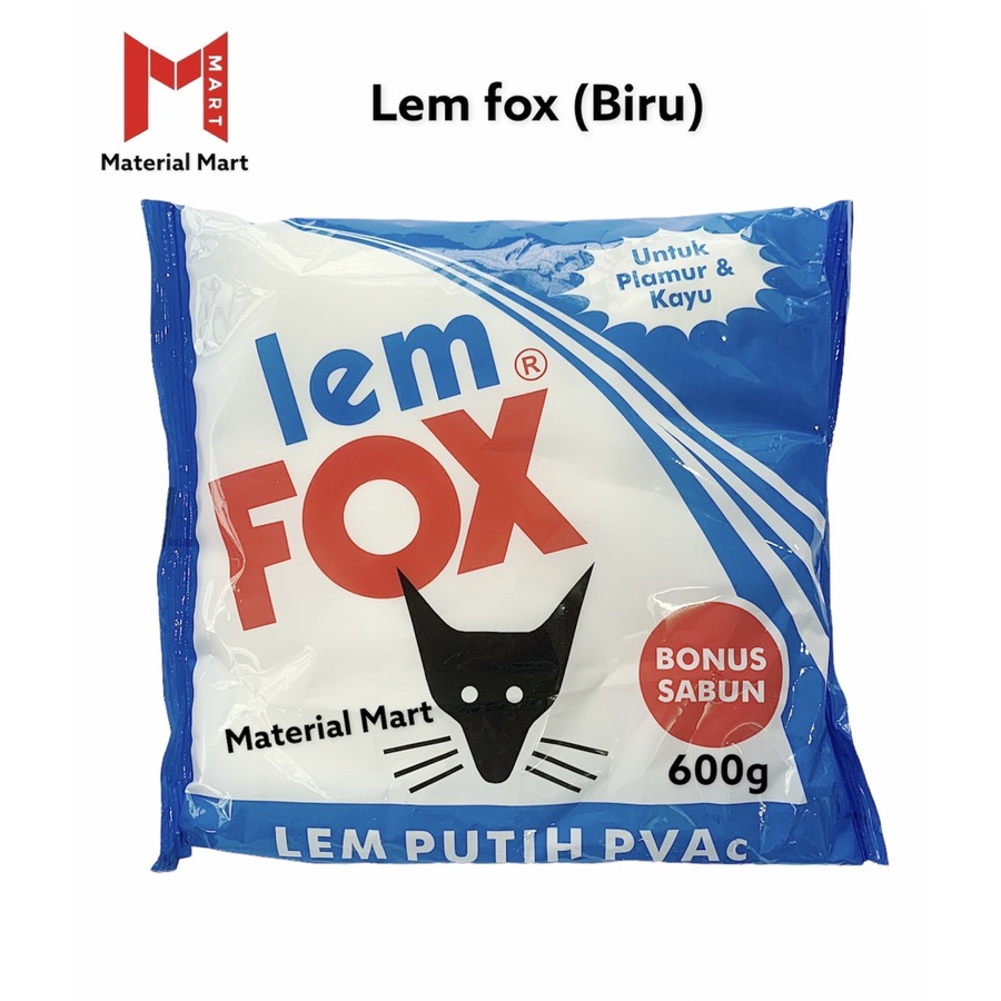 Lem Putih Fox 350 GR Biru | Lem Fox Putih 600G | Lem Putih 600 | 350gr