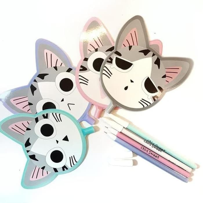 

Pena Karakter Cat Lucu Pulpen Gel Kipas Kucing Chi Pen Bolpoin Ballpoint