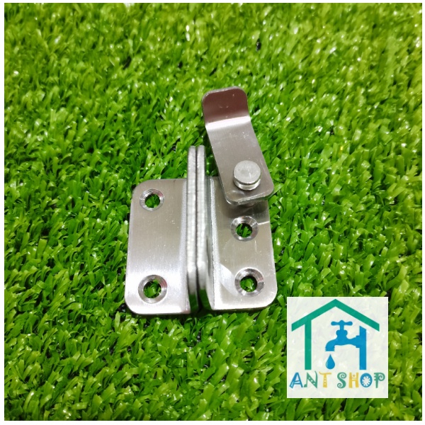 Overpal Kunci Slot Mini Pintu Geser OM442//Grendel Door Stenlis