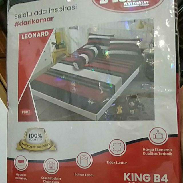 Kintakun Dluxe - Sprei King B4 Terbaru Zirafa / Danielle / Unicorn / Rabbit / Spongebob / Caroline