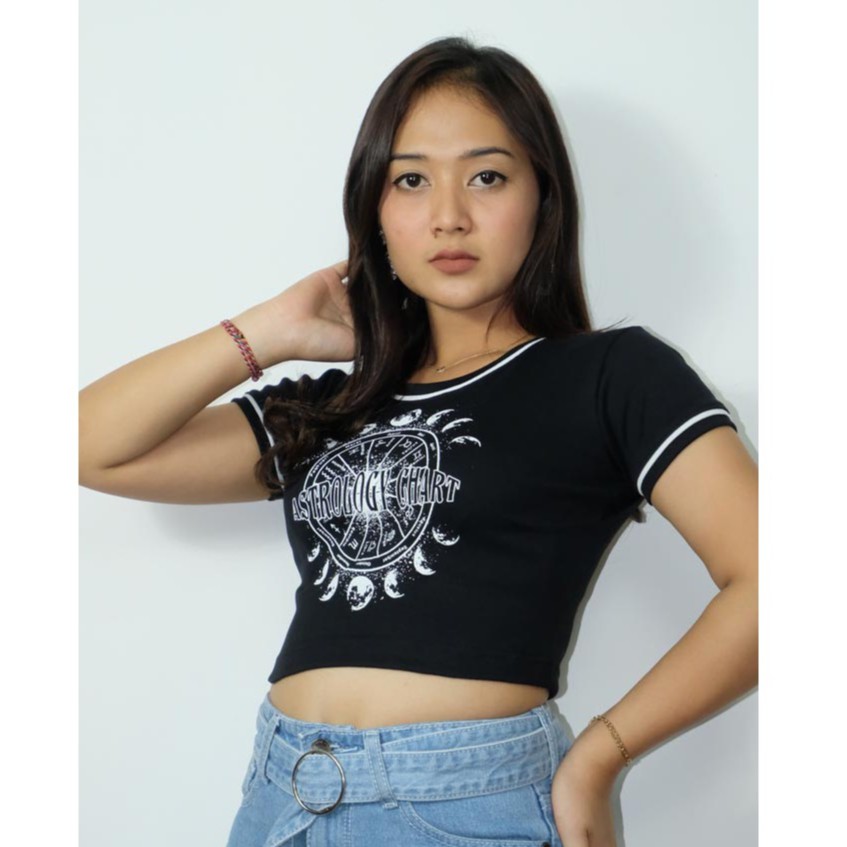 READY STOCK CROP TOP DRAGON TERLARIS