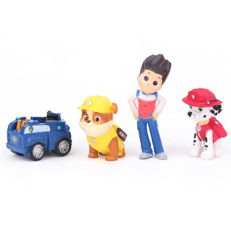 Set Paw Patrol Action Figure / Pajangan mainan 12 pcs