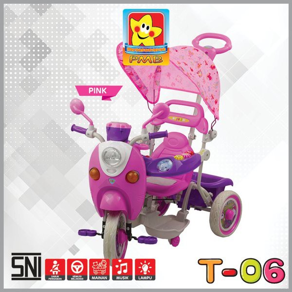 Sepeda Anak Tricycle Roda Tiga Scoopy PMB T-06