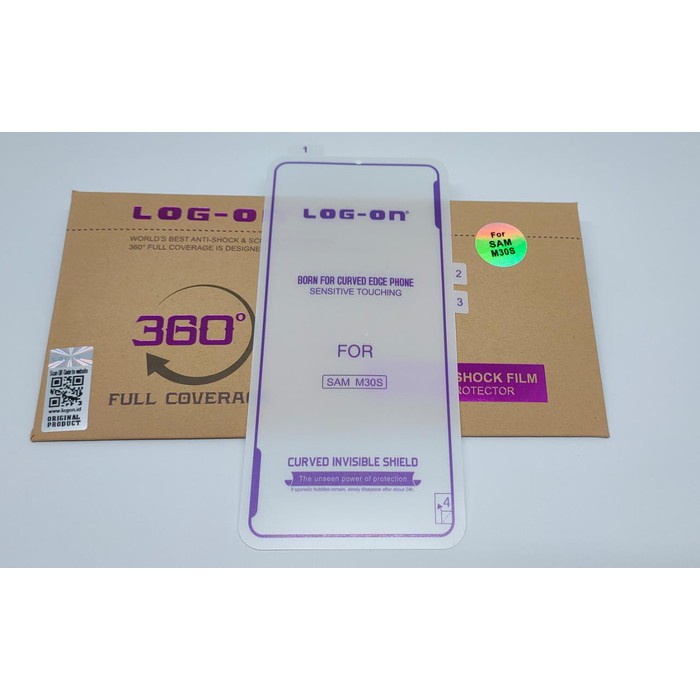 ANTISHOCK LOG ON SAMSUNG M30S SCREEN PROTECTOR - ANTI GORES JELLY