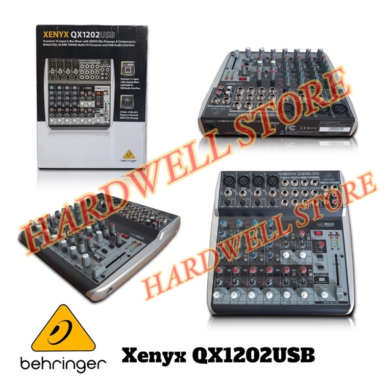 Jual Mixer Audio 12 Channel Behringer Xenyx QX1202USB / QX 1202 USB