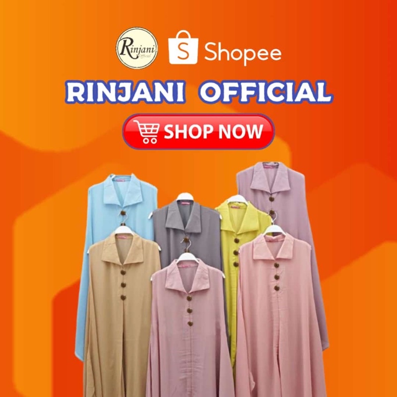 Outer Ceruty Babydoll Jumbo Kancing All Size tanpa Lengan Cardigan Ceruty premium Long outer Cardiga