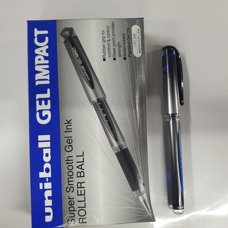 

4ds! Pulpen/ Pen Gel Impact Uniball UM 153S 1.0 (1 Lsn / 12 Pcs)