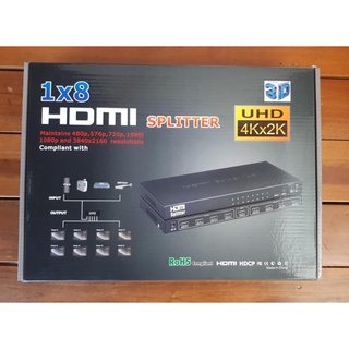 HDMI Splitter 8 port /HDMI SPLITTER  1-8/HDMI SPLITTER 8 LAYAR/splitter hdmi 8port