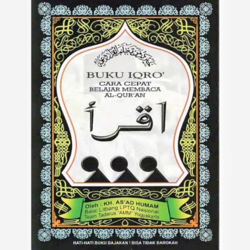 Buku Iqro Besar Untuk Mengaji Anak Belajar Hijaiyah