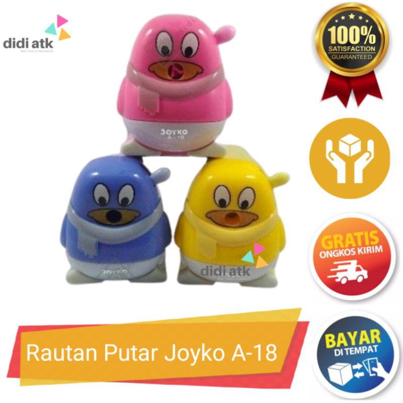 

Rautan Putar Joyko A-18 / Sharpner / Serutan Pinguin