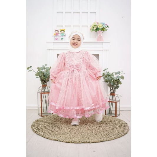 gamis anak perempuan/gaun anak perempuan/gamis anak brukat