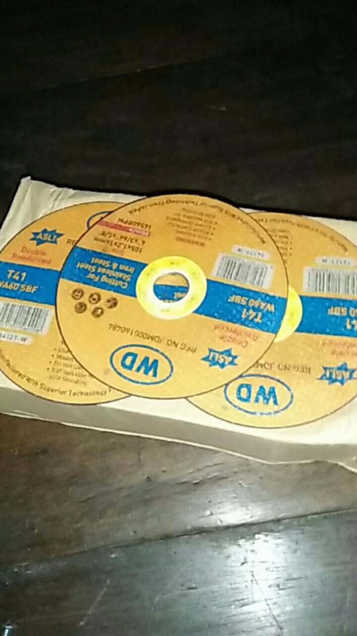 Batu Potong Mata Gerinda Iron Besi Stainless Original Wd 4x1