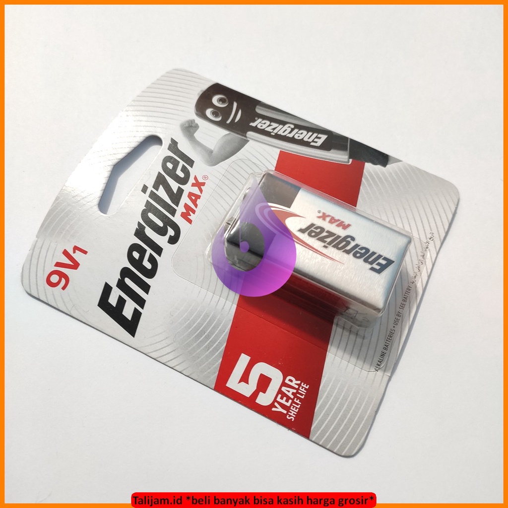 Asli batu Baterai Energizer max 9v Battery 6LF22 Energizer 9V1