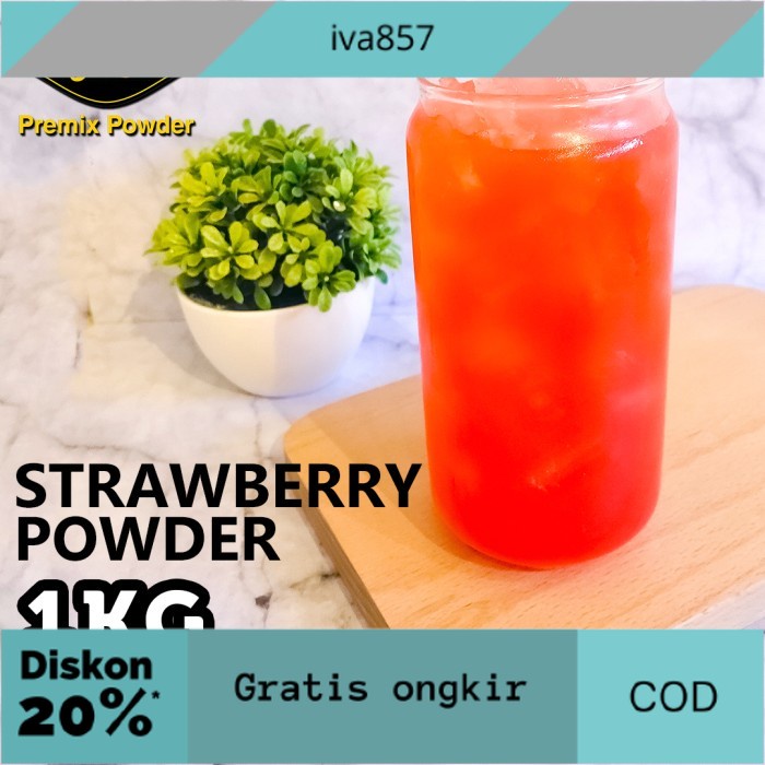 

PROMO JnC Strawberry Silver Powder 1KG GRATIS ONGKIR