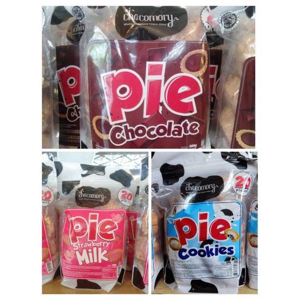 

PIE CHOCOMORY ISI 20PCS , 3 VARIAN