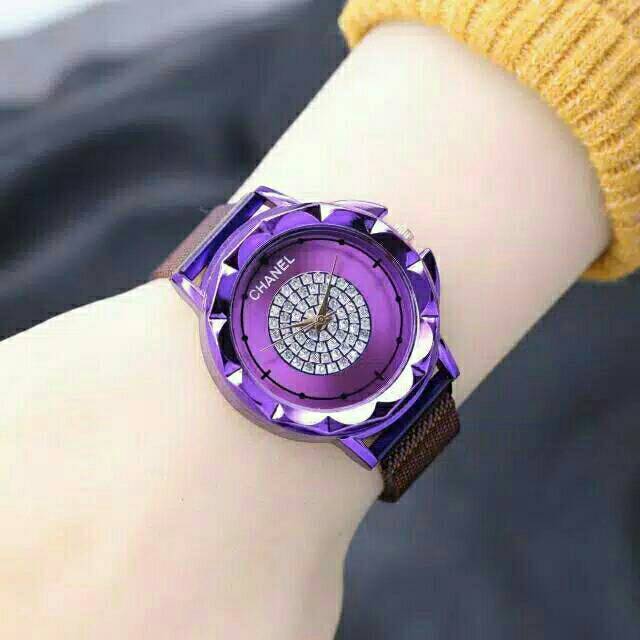 (Terima Cod)Jam Tangan Wanita Chn Polos  Magnet