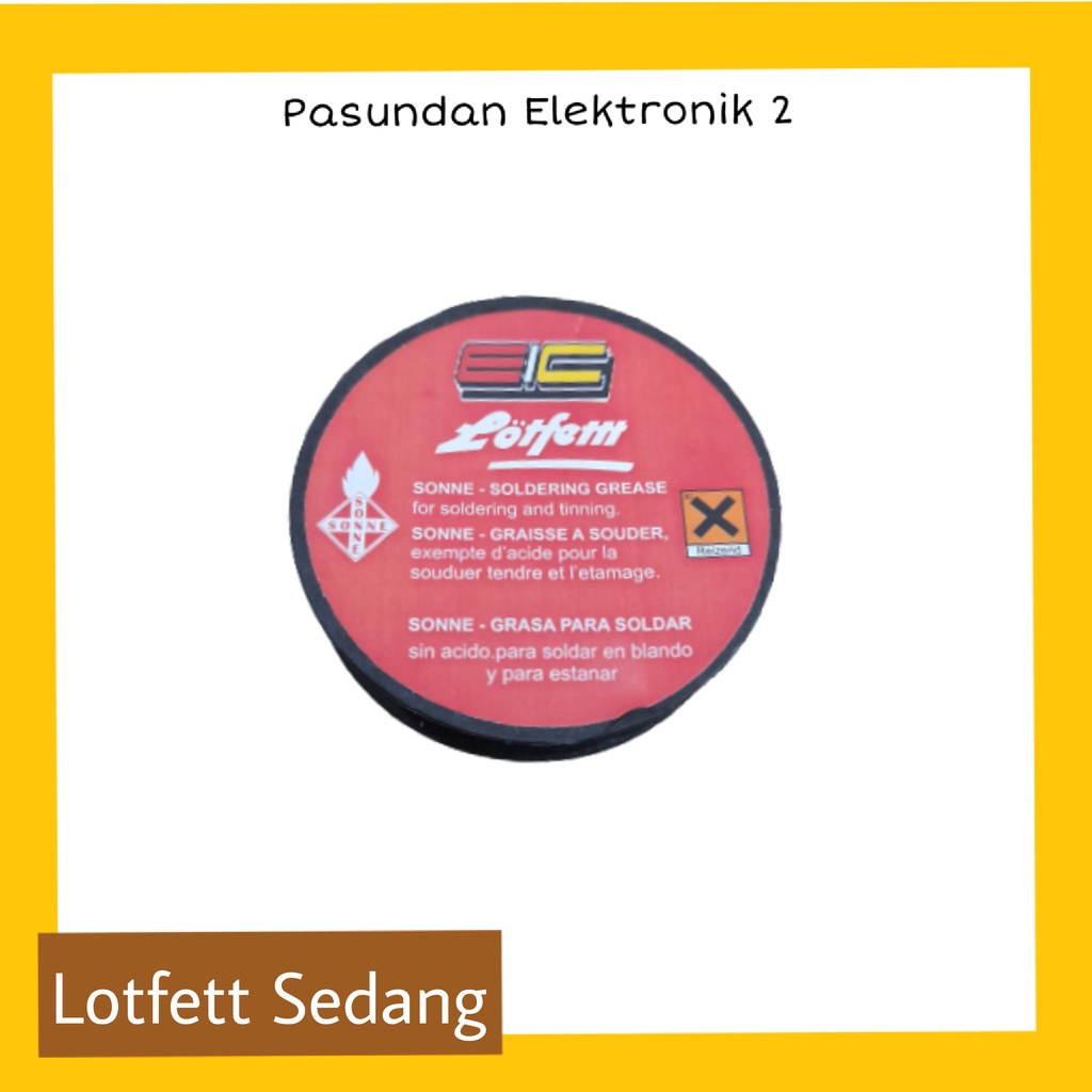 Pasta Solder Tanggung / Lotfet sedang 15 gram / Flux Solder