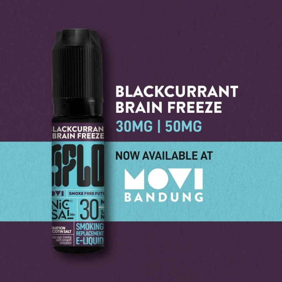 AFLO SALTNIC BLACKCURRANT BRAIN FREEZE  By MOVI  30MG  50MG AUTHENTIC