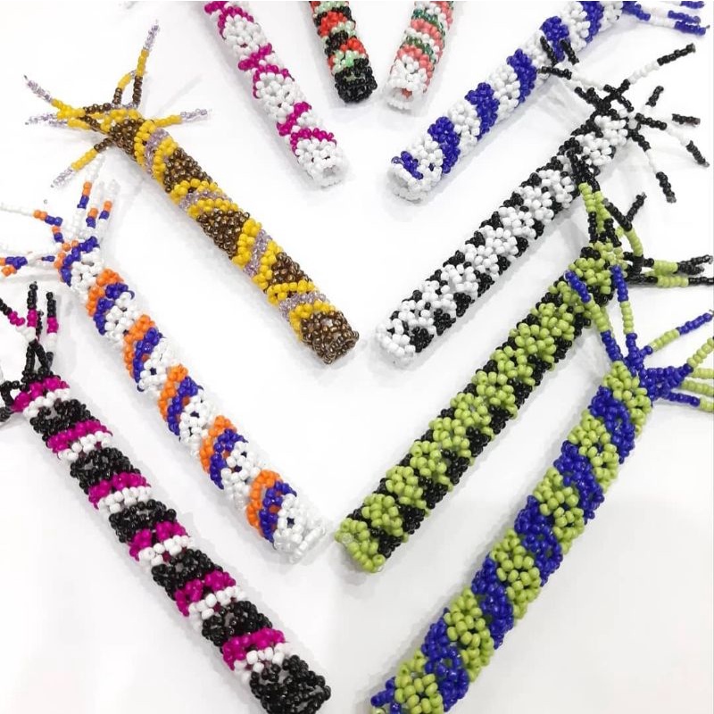 

Sarung pulpen manik kerajianan khas kalimantan - cover pen