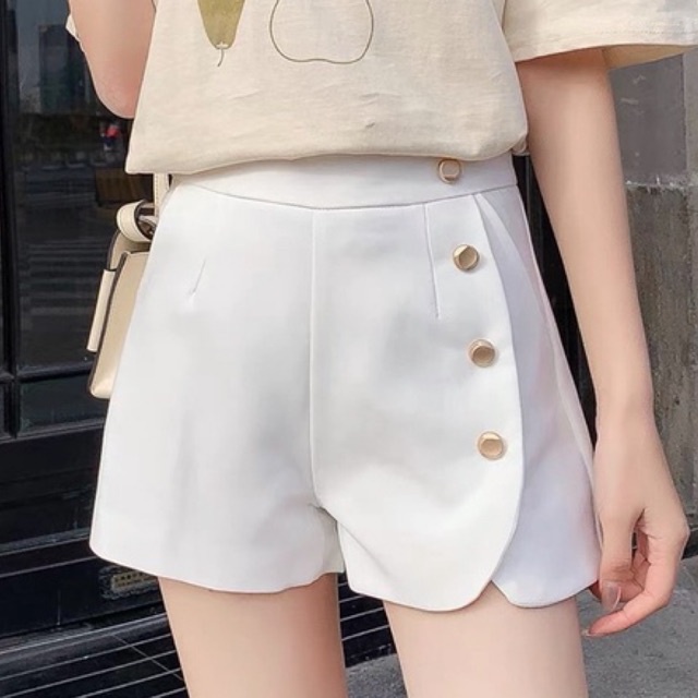 (K4L)lookma boutique-PREMIUM SHORTS HOTPANTS WITH BUTTON SIDE