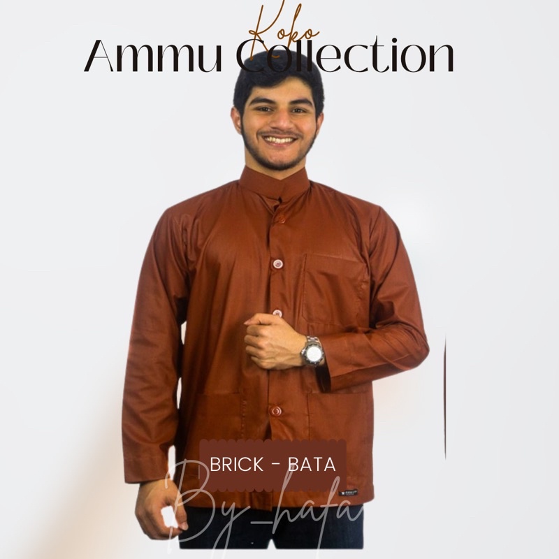 Koko Ammu Collection - Brick - Warna Bata koko haibah model habaib terlaris dan termurah ada xxl big