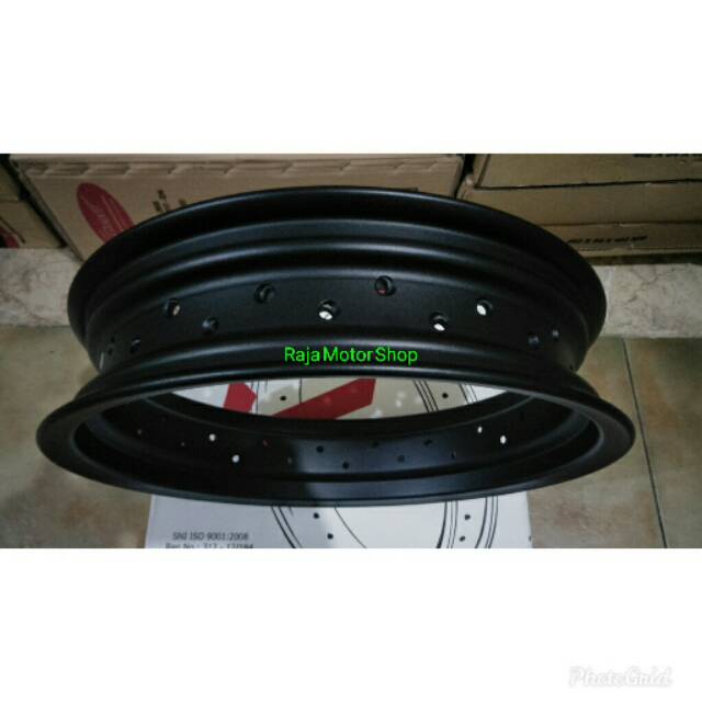 Velg Sprint Xd SuperMoto tapak lebar ring 14 x 300 hole36 black doff