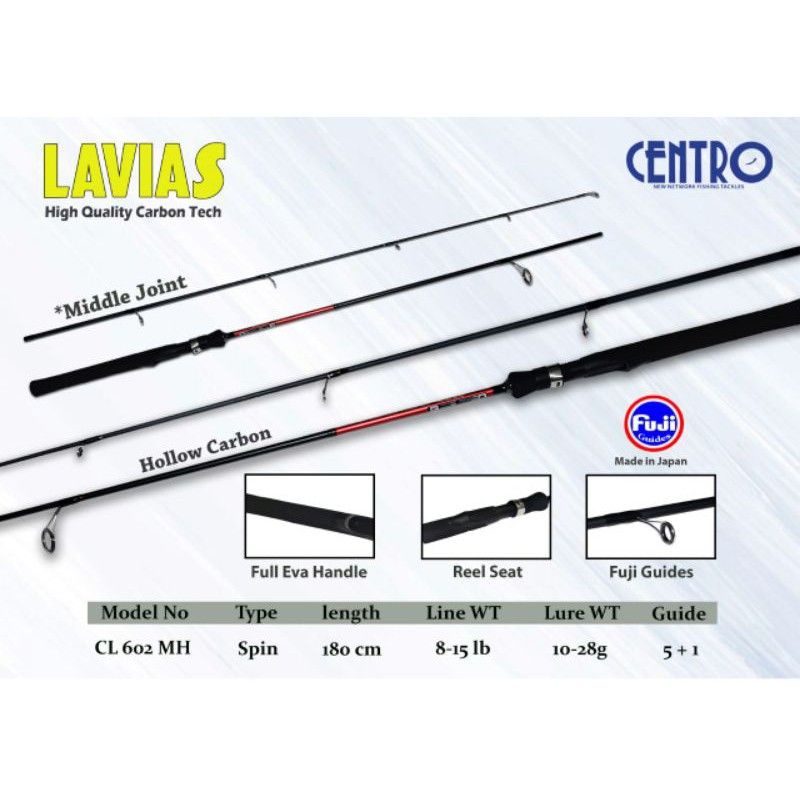 joran spining centro lavias 602mh