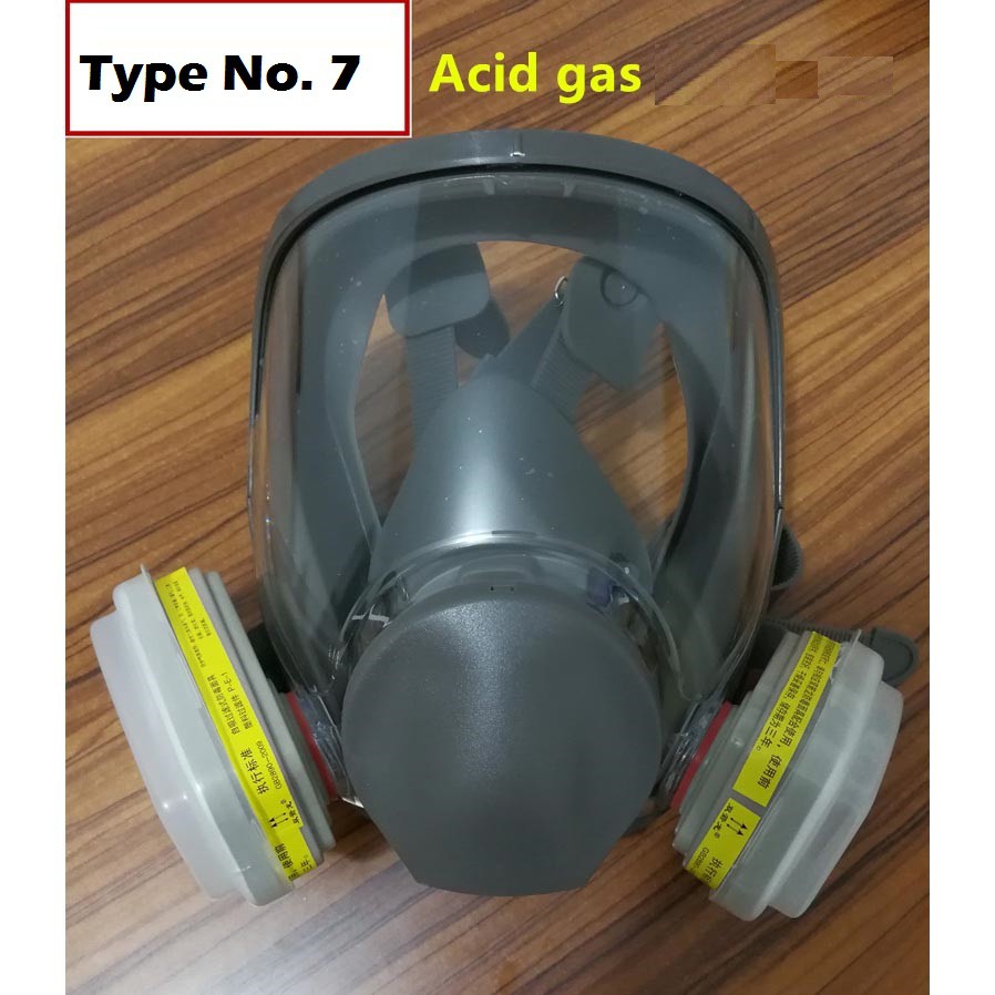 3M Masker Gas Acid Full Face