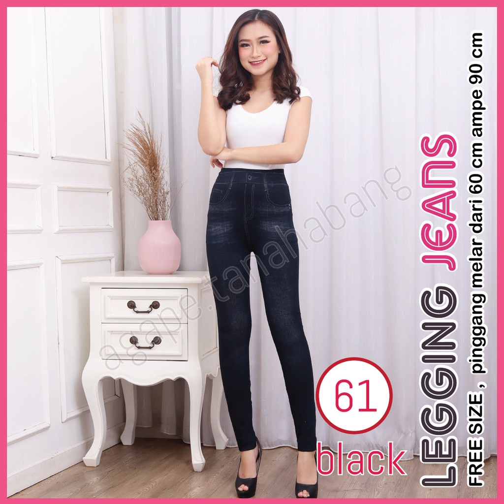 legging Jeans #61 / Legging Jeans Wanita