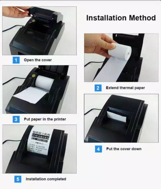 PRINTER BLUETOOTH EZ-CODE 58MM THERMAL USB KASIR GOBIZ POS MOKAPOS RESI