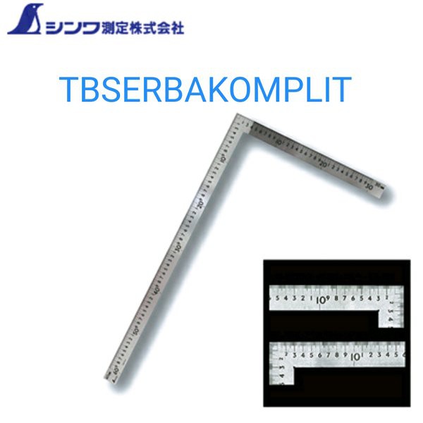 

Siku Tukang 60cm x 30cm Shinwa Japan 63410 Carpenter Large Square Ruler 600mm x 300mm Penggaris 60cm